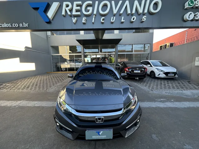 Honda Civic 1.5 Touring Turbo CVT Cinza Completo