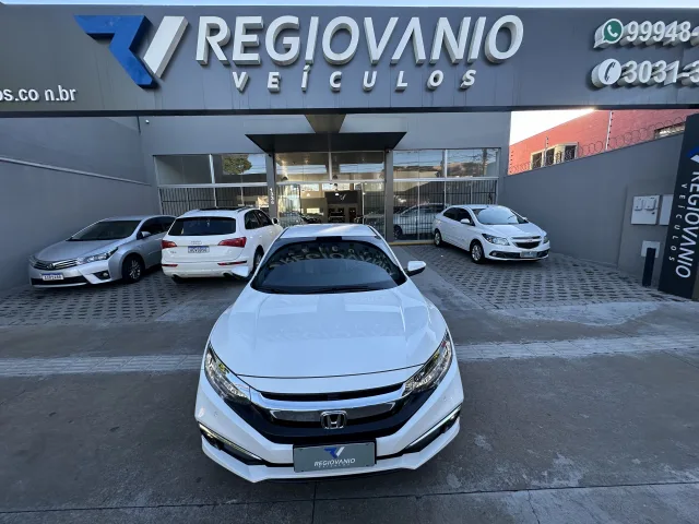 Honda Civic 2.0 EXL CVT Branco Completo