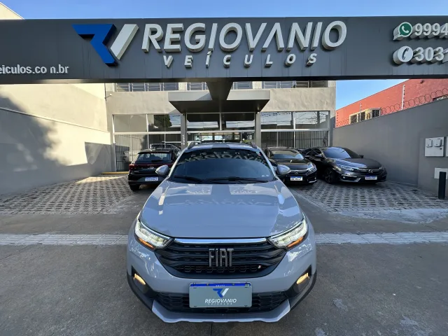 Fiat Strada 1.3 Cabine Dupla Volcano (AUT) Cinza Completo