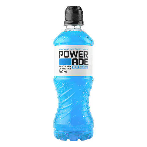 Isotônico Powerade Zero Mountain Blast Garrafa 500