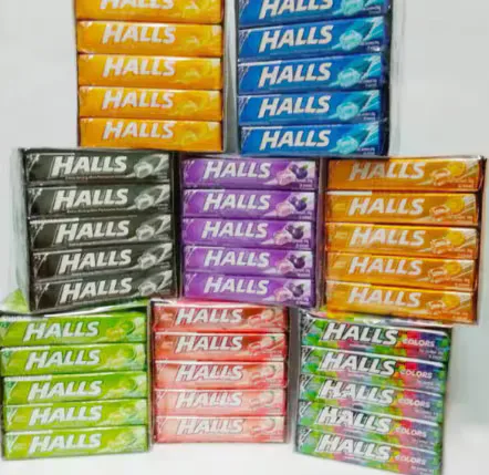 Kit com 3 Halls sabores