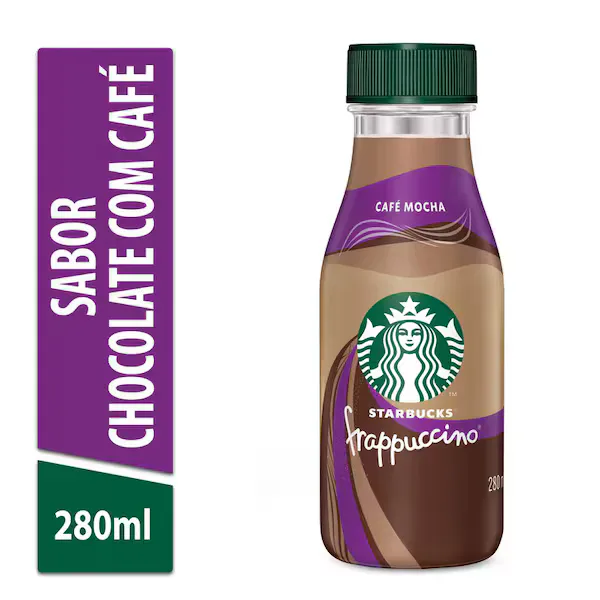 Bebida Láctea Uht Chocolate com Café Frappuccino Starbucks 280ml