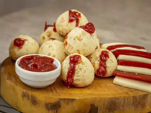 Pão de Queijo 35g com Recheio de Goiabada