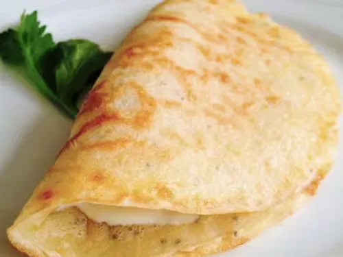 Crepioca com Presunto e Queijo Mussarela