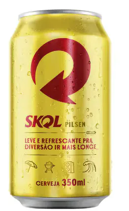 Cerveja Skol Lata 350ml