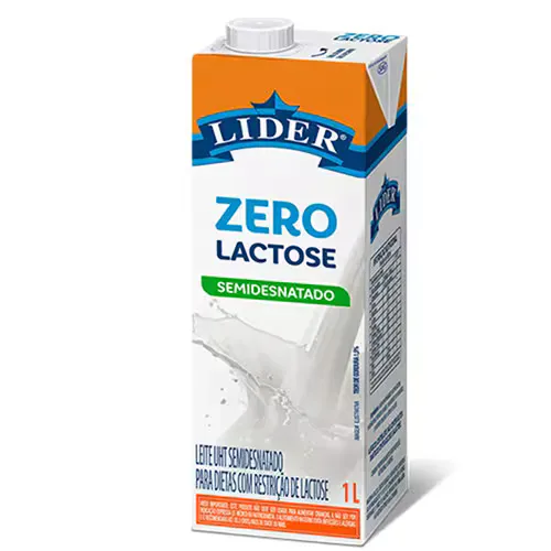 Leite Semidesnatado Zero Lactose Lider 1l