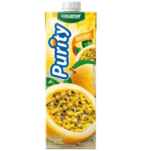 Suco Pronto Purity Néctar de Maracujá Caixa 1l