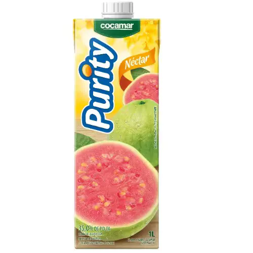 Suco Pronto Purity Néctar de Goiaba Caixa 1l