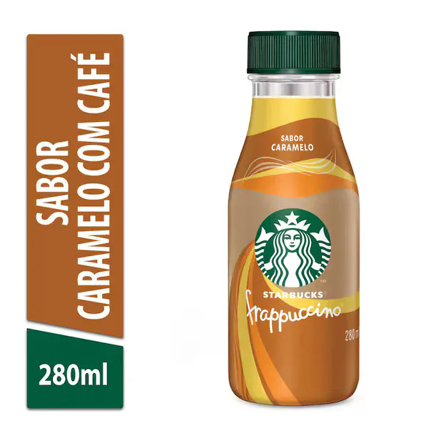 Bebida Láctea Frappuccino Caramelo Starbucks 280ml