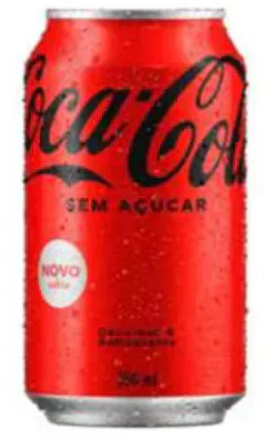 Refrigerante Coca Cola S/Acucar Lt 350ml