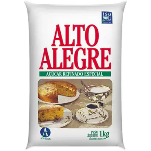 Açúcar Refinado Alto Alegre 1kg