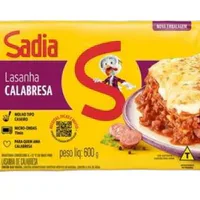 Lasanha Calabresa Sadia 600g