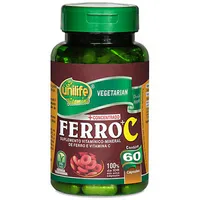 Ferro + Vitamina C Unilife 60 Cápsulas