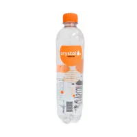 Água Aromatizada Sabores com Gás Tangerina Pet Crystal 510ml