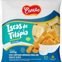 Iscas De Tilapia Empanada Cancao Pct 400g