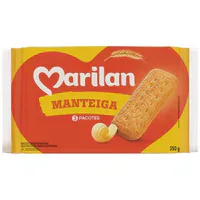 Biscoito de Manteiga Sabor Maizena Manteigada Marilan 300g