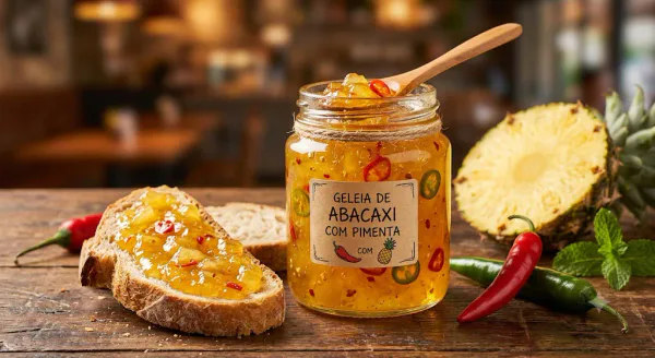 GELEIA DE ABACAXI COM PIMENTA