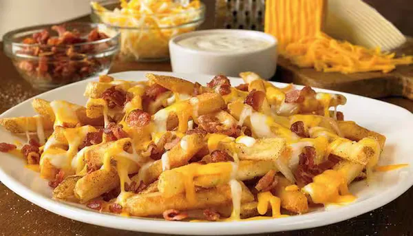 Batata Frita C\ Queijo E Bacon 500g