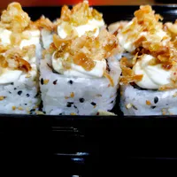 Uramaki Poró 8 Unid (Nori, Shari, Salmão, Cream Cheese, Mel...)