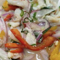 Ceviche de Tilápia 200g (Tilápia, Pimentão, Pimenta, Cebola Roxa, Limão....)