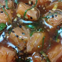 Salmão ao Molho de Ostra 200g (Salmão, Molho de Ostra, Gergelim e Cebolinha)