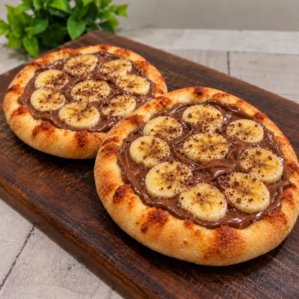 Esfiha - Banana com Chocolate