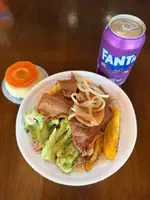 Marmita P Alcatra + Pudim + Refri Lata