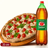 Combo Premium: 1 Pizza Grande (8 pedaços) + Refri 1,5 L