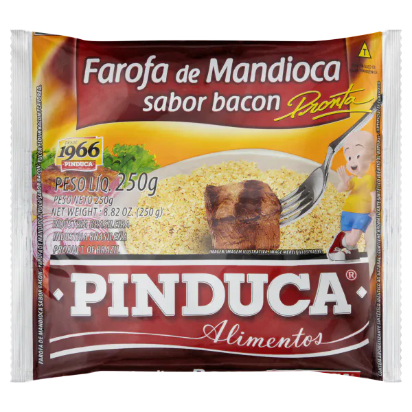 FAROFA PINDUCA BACON 250G