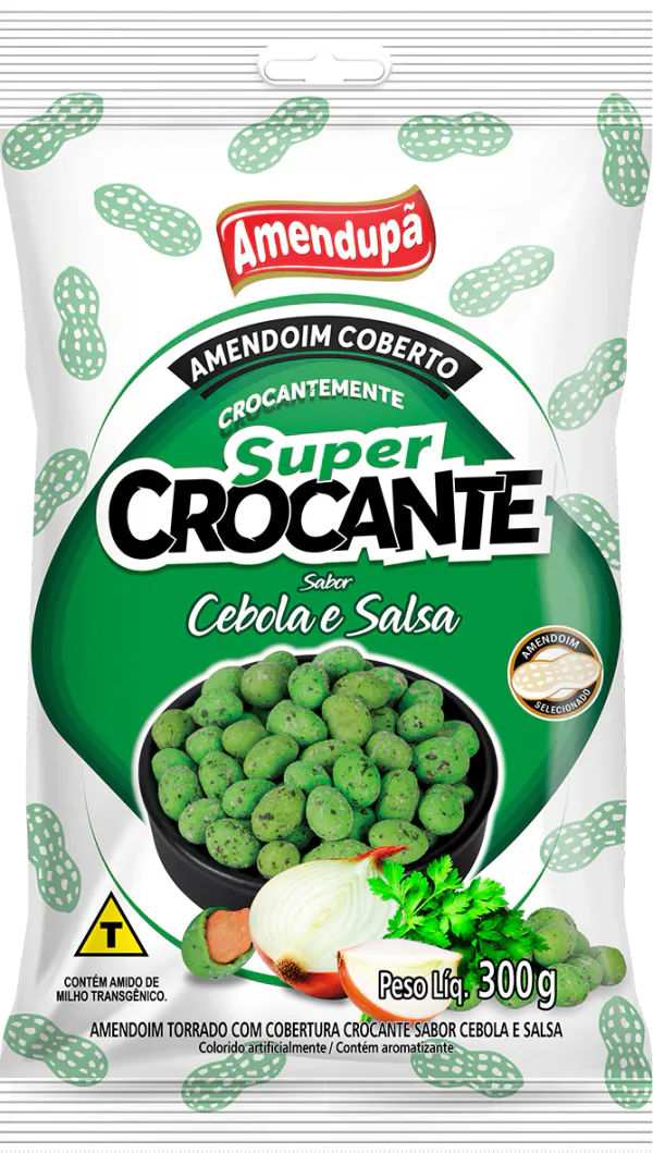 AMENDOIM SUPER CROCANTE CEBOLA E SALSA 300G