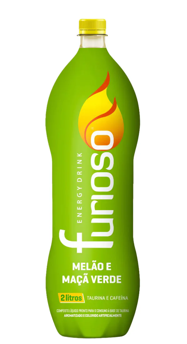 ENERGETICO FURIOSO MELAO/MAÇA VERDE 2L