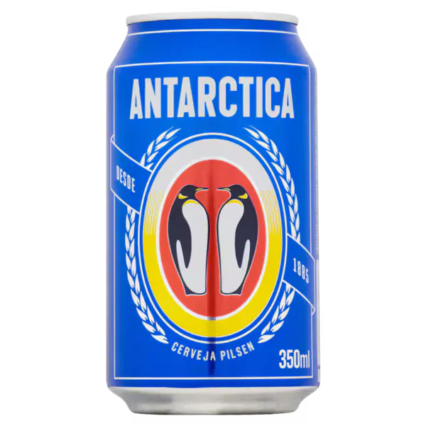 Cerveja Pilsen Antarctica Lata 350ml