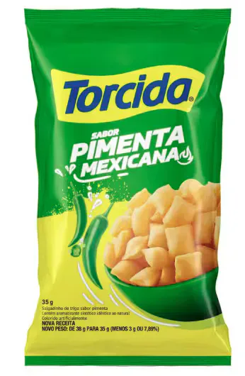 Salgadinho Pimenta Mexicana Torcida 35g
