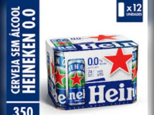 Cerveja Heineken Zero Cx C/12 350ml