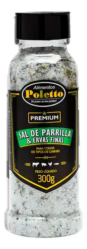 Sal de Parrilla E Ervas Finas Poletto 250g