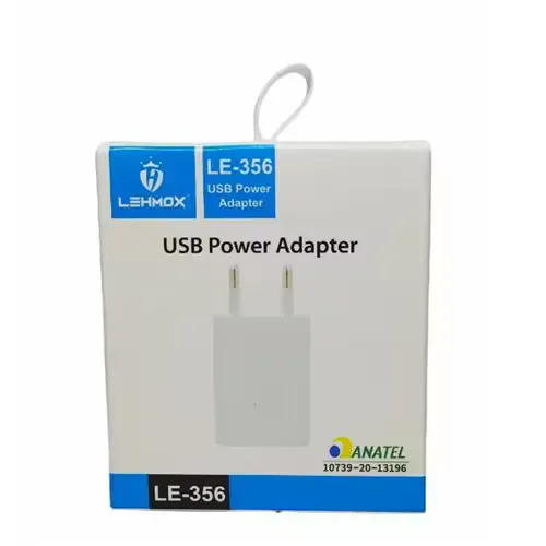 Carregador Usb Le-356 Lehmox