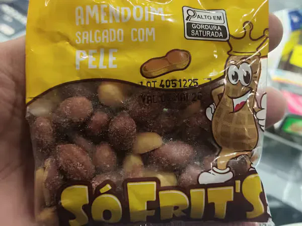 Amendoim Salgado Com Pele So Frit´S 40g