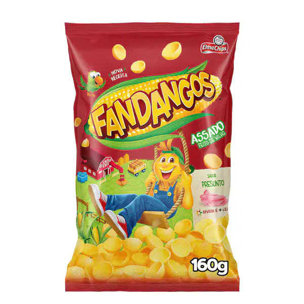 Salgadinho Presunto Elma Chips Fandangos 160g