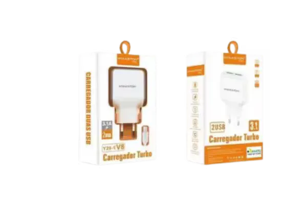 Carregador Turbo V8 Y29 Micro-Usb