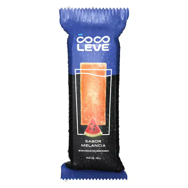 Gelo Coco Leve Para Drink com Sabor Melância 190g