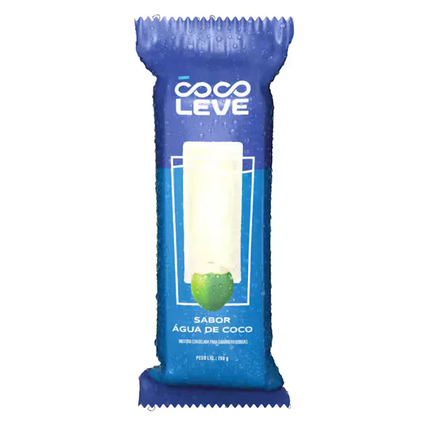 Gelo Coco Leve Para Drink Sabor Água de Coco 190g