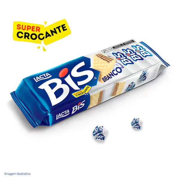 Chocolate Bis Branco Laka 100,8g