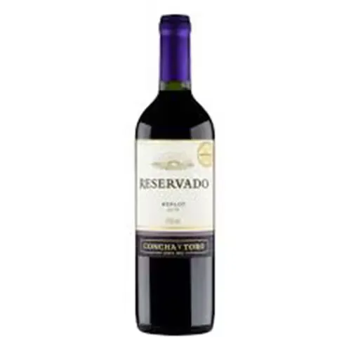 Vinho Chileno Concha Y Toro Reservado Merlot Tinto Meio Seco 750ml