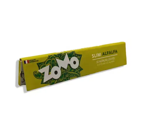 Papel de Seda Slim Alfalfa King Size 110x37mm Zomo